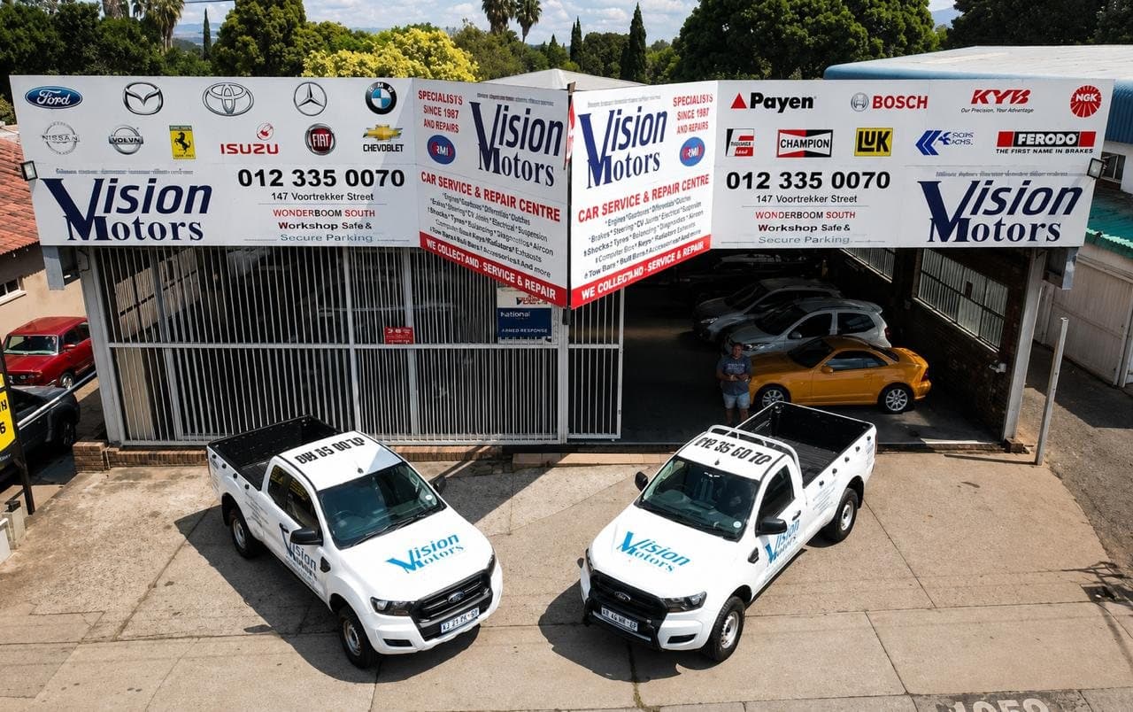 The Vision Motors workshop on the M5, Wonderboom South, Pretoria