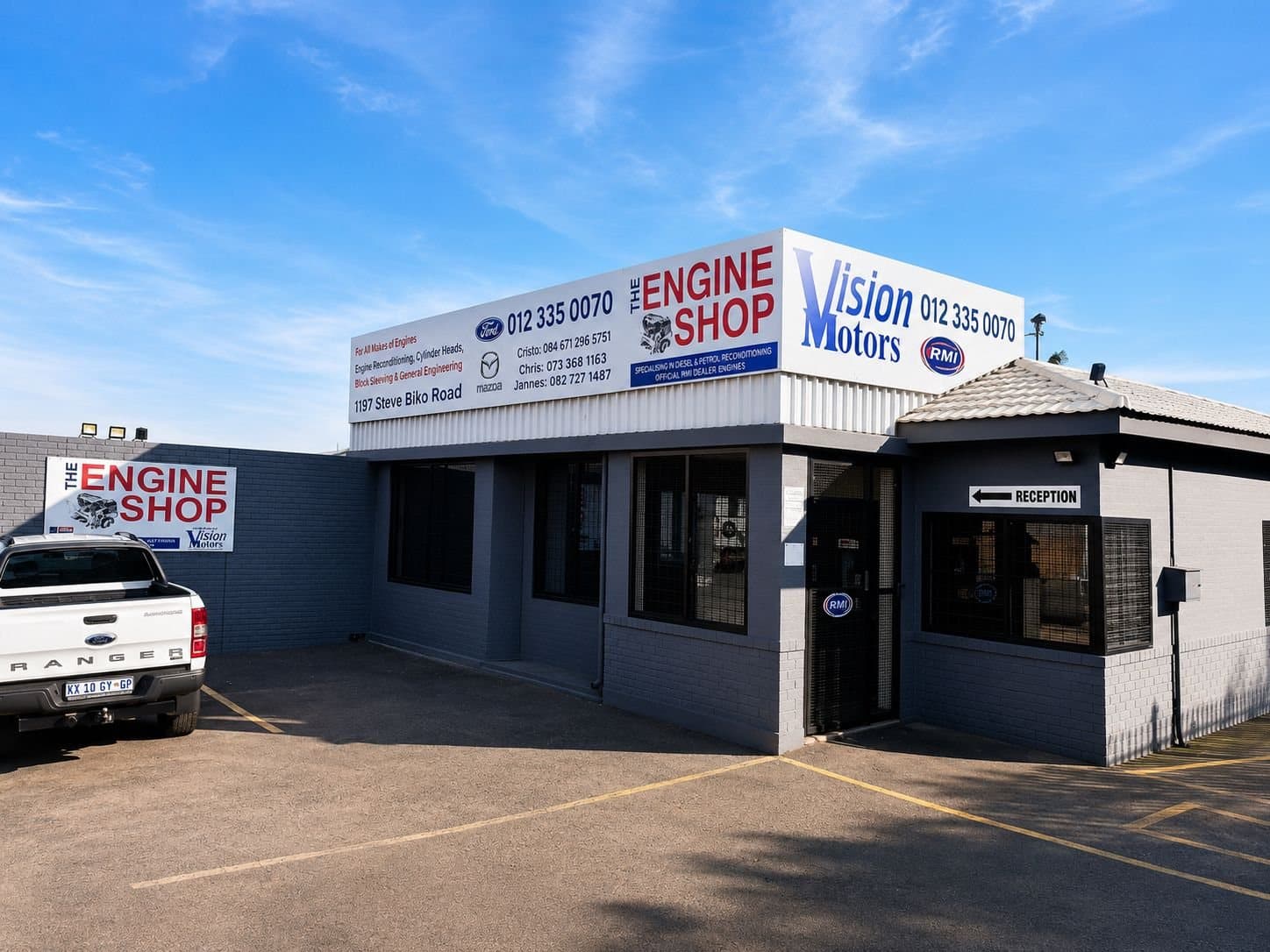 The Engine Shop / Vision Motors on Steve Biko Road, Wonderboom South, Pretoria